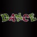 Dance Rhinestone Iron On Transfer